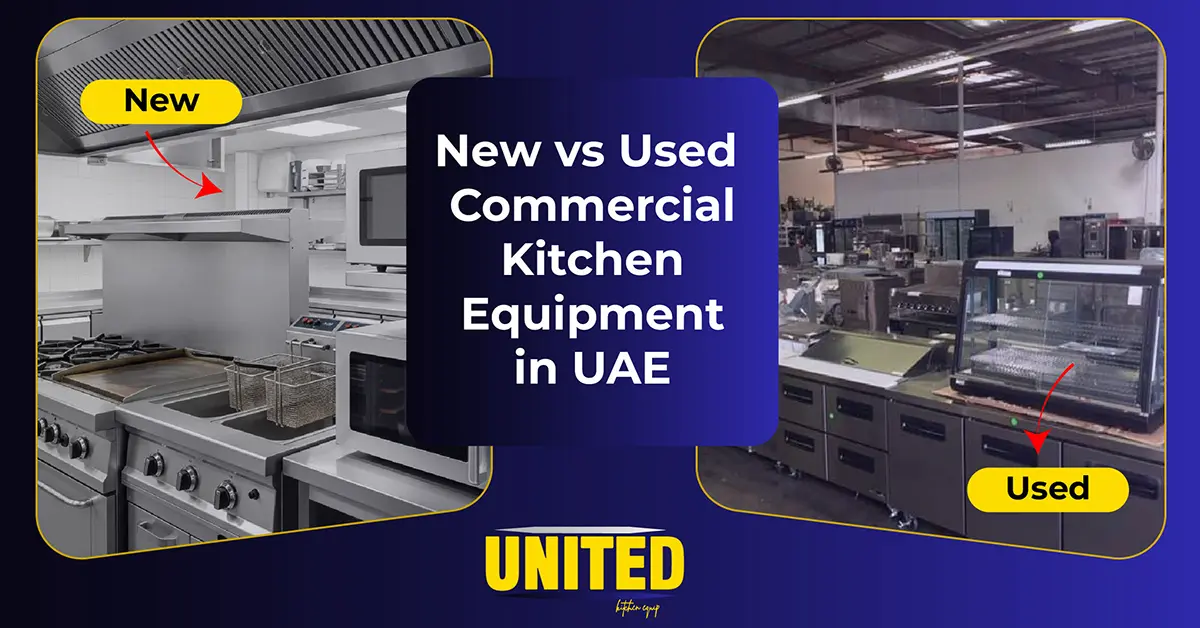 new vs used commercial kitchen
